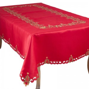 The Holiday Aisle Pandoro Holiday Christmas Tree Tablecloth THDA6762